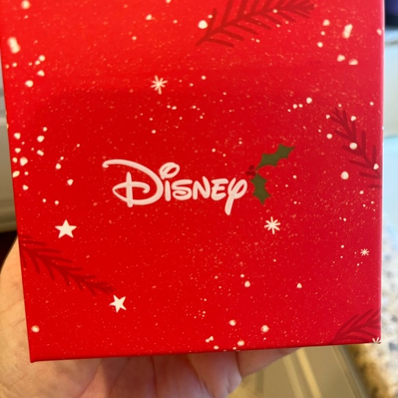 Disney Gold Charm Bracelet with Christmas Mickey and Minnie - Picture 3 of 3